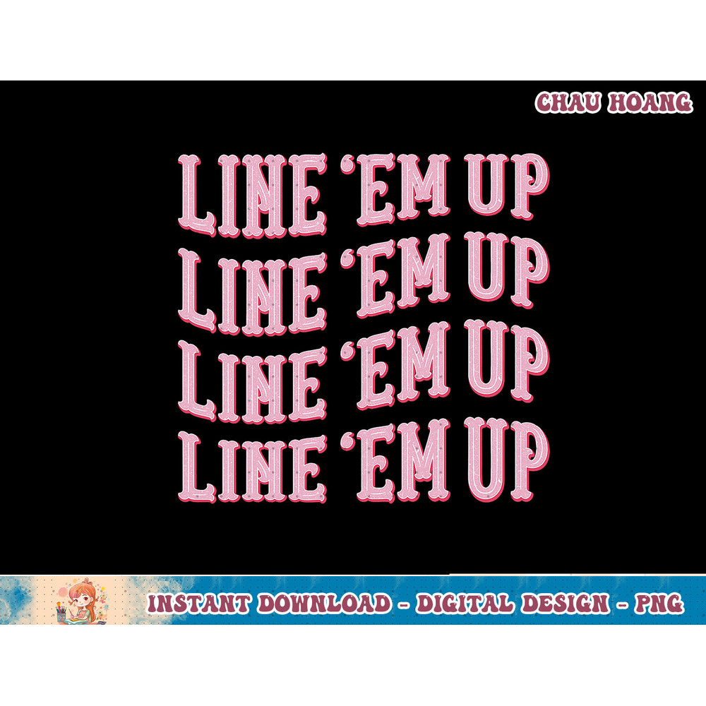 Womens Cute Country Concert Outfits for Women Line Em Up T-Shirt copy.jpg