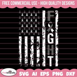 neuroendocrine cancer fight usa flag svg, cancer ribbon svg, neuroendocrine cancer awareness svg, zebra ribbon svg, sv
