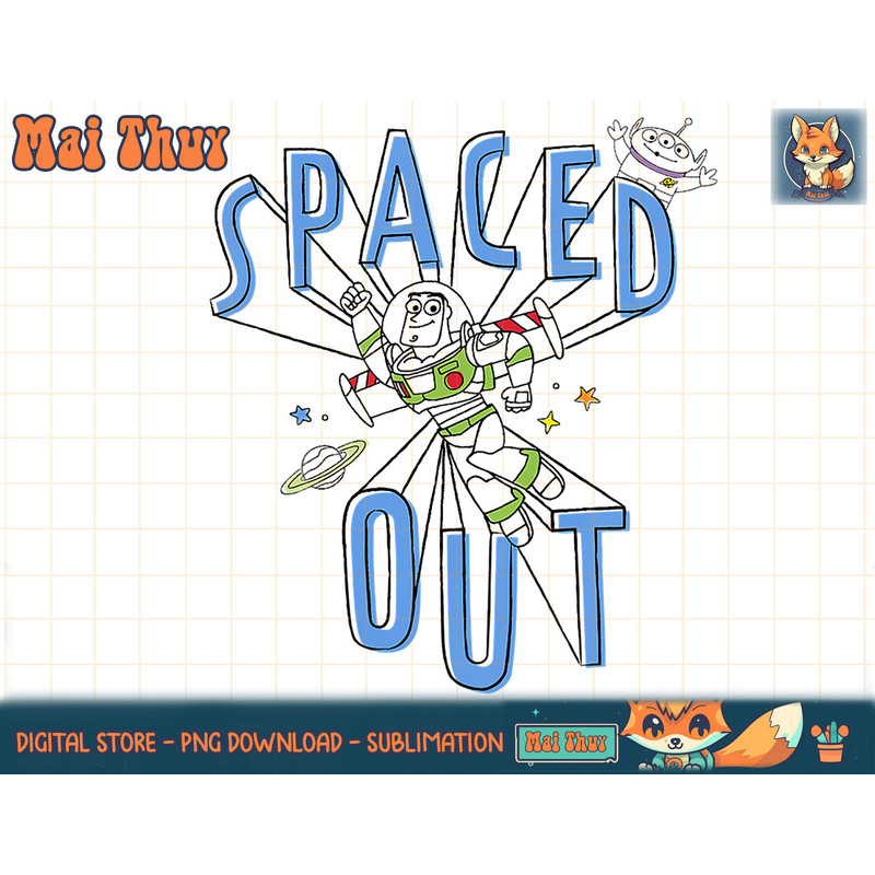 Kids Disney Pixar Toy Story Buzz And Alien Spaced Out Sketch T-Shirt copy.jpg