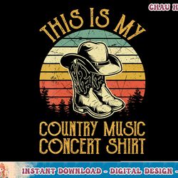 womens this is my country music concert shirt southern western v-neck t-shirt copy png