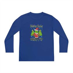 holiday hooby whatty youth long sleeve competitor tee