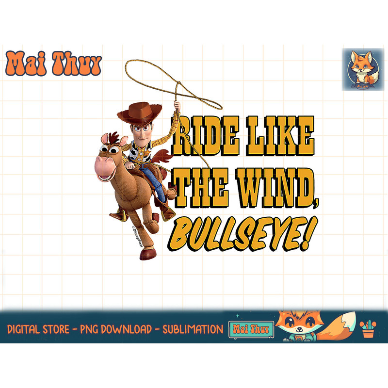 Kids Toy Story - Ride Like The Wind Bulleye T-Shirt copy.jpg