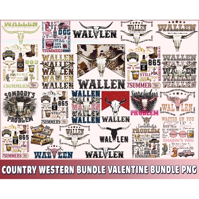 Country Western bundle valentine bundle PNG.jpg