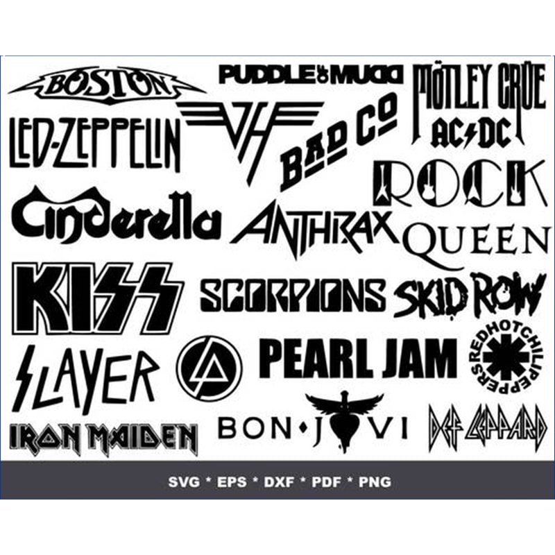 400+Rock Band Logo Bundle Svg, Rock Music Svg, Rock and Roll .jpg