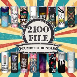 huge tumbler bundle, 20 oz,30 oz skinny tumbler design, movie tumbler design png, 2100 bundle png skinny tumbler