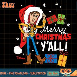 toy story - woody merry christmas y all t-shirt copy png