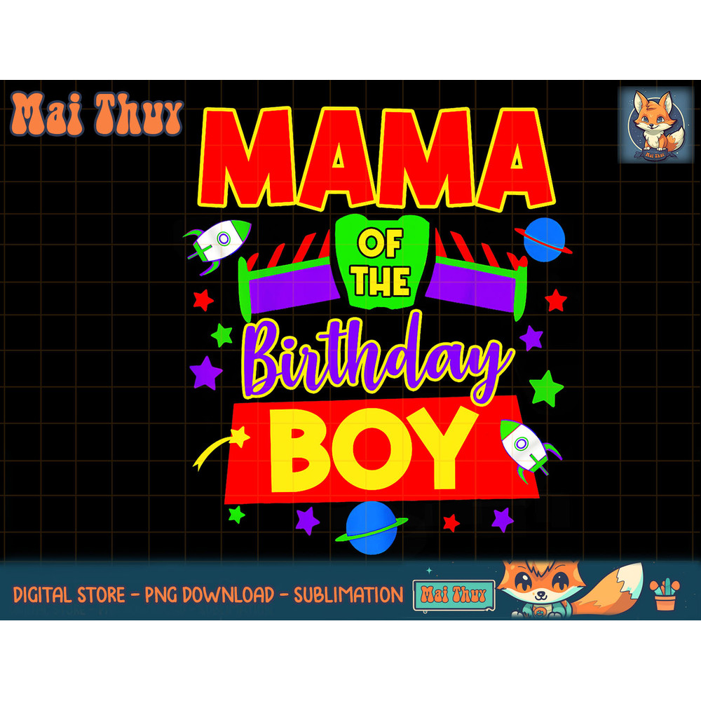 Womens Mama Of The Toy Birthday Story Boy Gift Shirt T-Shirt copy.jpg