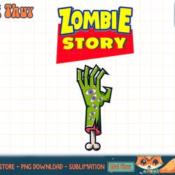zombie story halloween zombies toy fun animated graphic t-shirt copy png