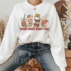 howdy howdy howdy y'all christmas sweatshirt, western christmas, cowboy snowman shirt, ugly christmas, holiday crewneck,