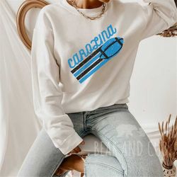 vintage carolina football crewneck sweatshirt, retro carolina football shirt, men's and women's sweatshirt, throwback ca