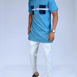 african men clothing, 2pics men sets, cotton fabric, different sizes and colors, men wesrs, all occassion, wedding suit