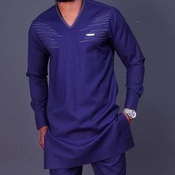 African men clothing, 2pics men sets, cotton fabric, different sizes and colors, men wesrs, all occassion, wedding suit