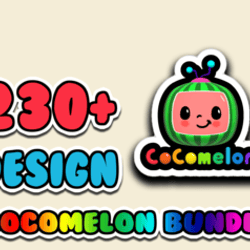 230 bundle cocomelon svg, cocomelon characters svg bundle, kid show svg cut file designs