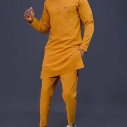 african men clothing, 2pics men sets, cotton fabric, different sizes and colors, men wesrs, all occassion, wedding suit