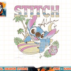 disney lilo & stitch aloha tropic surf stitch png