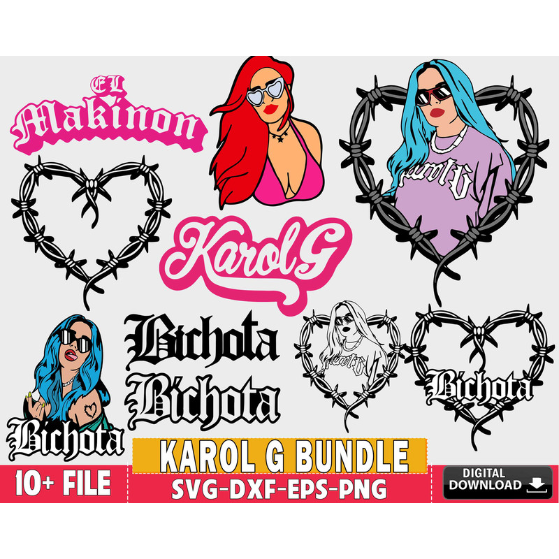 10+ file Karol G svg, Mañana Sera Bonito bundle svg.jpg