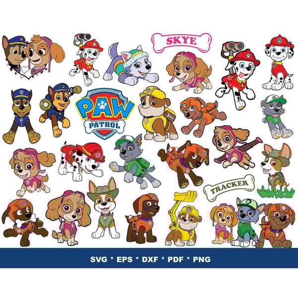 1000 files Paw Patrol svg , bundle pawpatrol svg , Digital D - Inspire ...