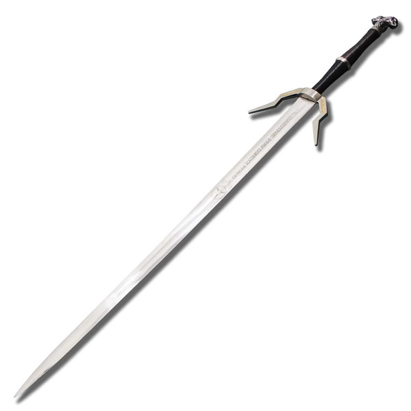 Silver Rune Sword Of Geralt Of Rivia 3 The Witcher 3 Replica Swords, Monster Sword Of The Wolf, Sword of the Feline, HandForged Sword 3.png