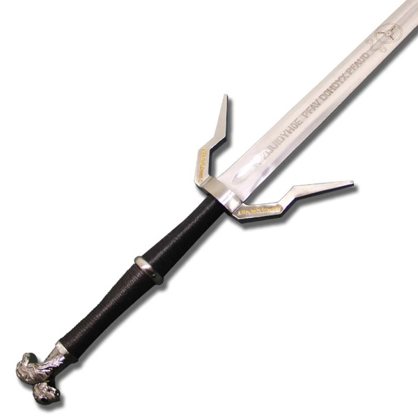 Silver Rune Sword Of Geralt Of Rivia 3 The Witcher 3 Replica Swords, Monster Sword Of The Wolf, Sword of the Feline, HandForged Sword 5.png