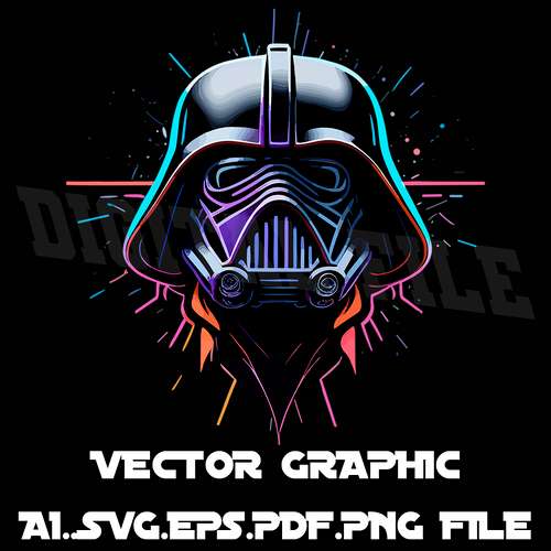 Imperial Stormtrooper Vector Graphic SVG.AI.EPS.PDF.PNG DOWNLOAD DIGITAL
