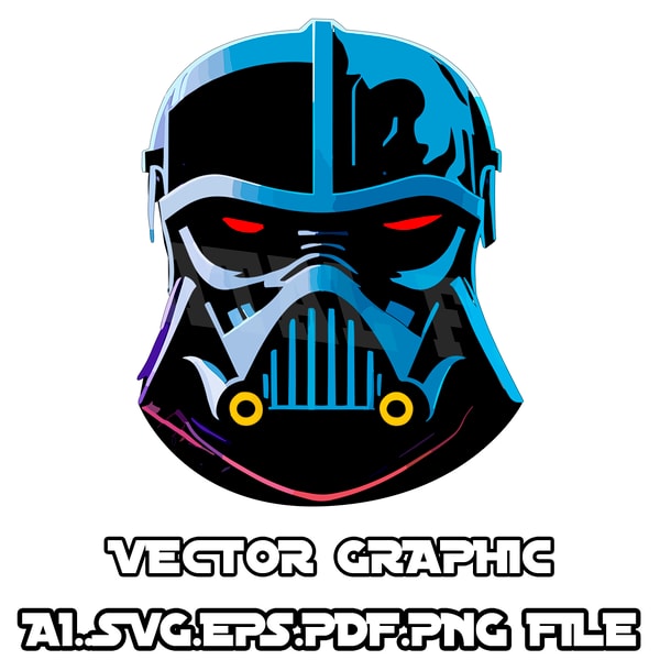 Emperial Vector Star Wars Imperial Stormtrooper Vector Graphic SVG.AI.EPS.PD - Inspire ...
