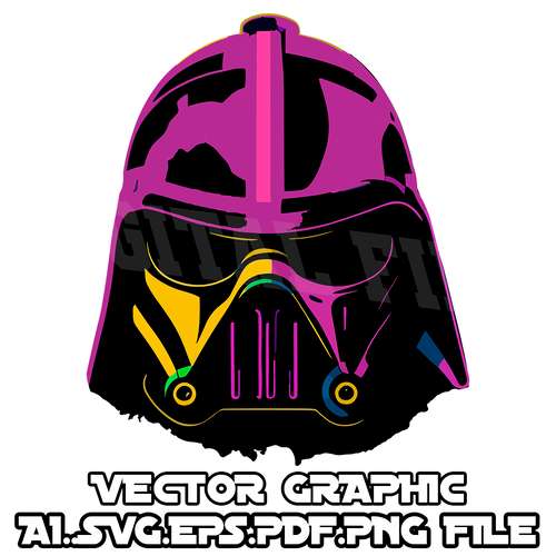 Star Wars Imperial Stormtrooper Vector Graphic SVG.AI.EPS.PDF.PNG DOWNLOAD DIGITAL