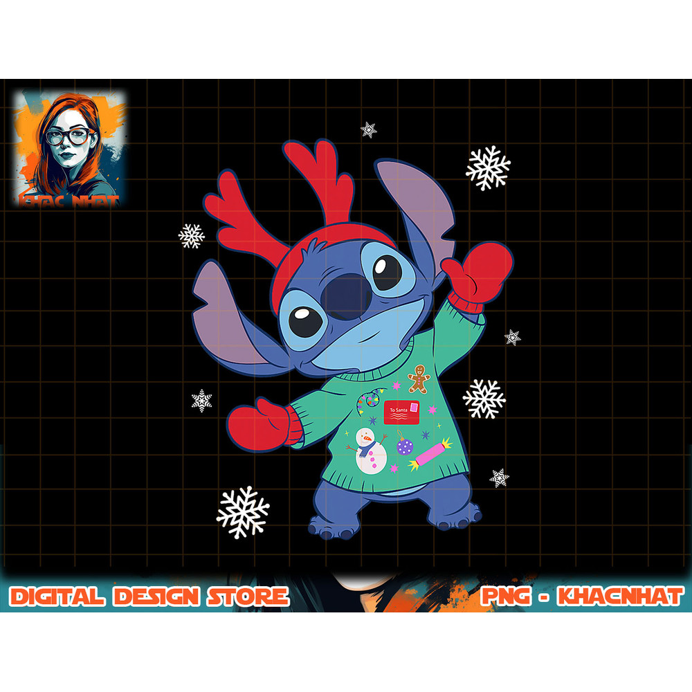 Disney Lilo & Stitch Christmas Outfit Celebration T-Shirt copy.jpg