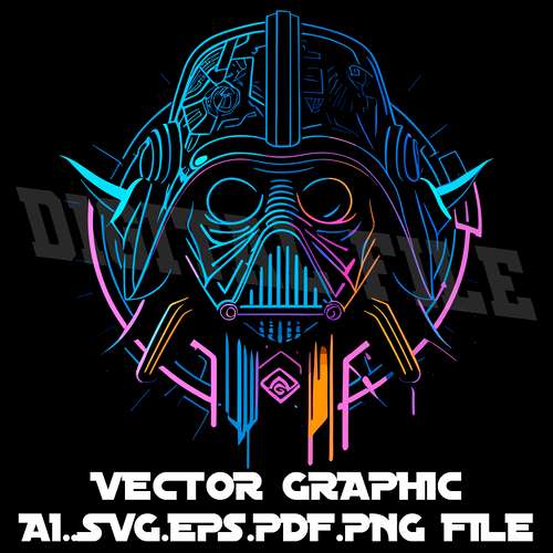 Star Wars Imperial Stormtrooper Vector Graphic SVG.AI.EPS.PDF.PNG DOWNLOAD DIGITAL