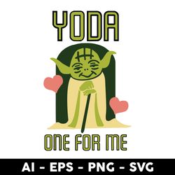 star wars yoda one for me cute svg, baby yoda svg, cute baby yoda svg, star war svg - digital file
