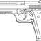 Taurus Metallic Hand Gun LINE ART.jpg