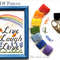 Live Laugh Love Cross Stitch Pattern, Lavender Embroidery, Rainbow Embroidery , Butterflies Embroidery, Beginner Embroidery, Easy Cross Stitch Pattern, Motivati