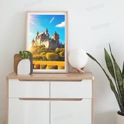 castle / digital art / print