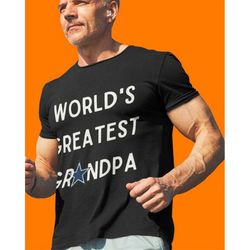 Worlds greatest Dallas Grandpa-Short-Sleeve Unisex T-Shirt