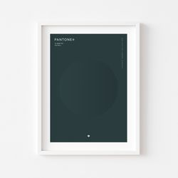 sea moss pantone color digital print, green color, abstract modern art print, printable wall art, wall decor