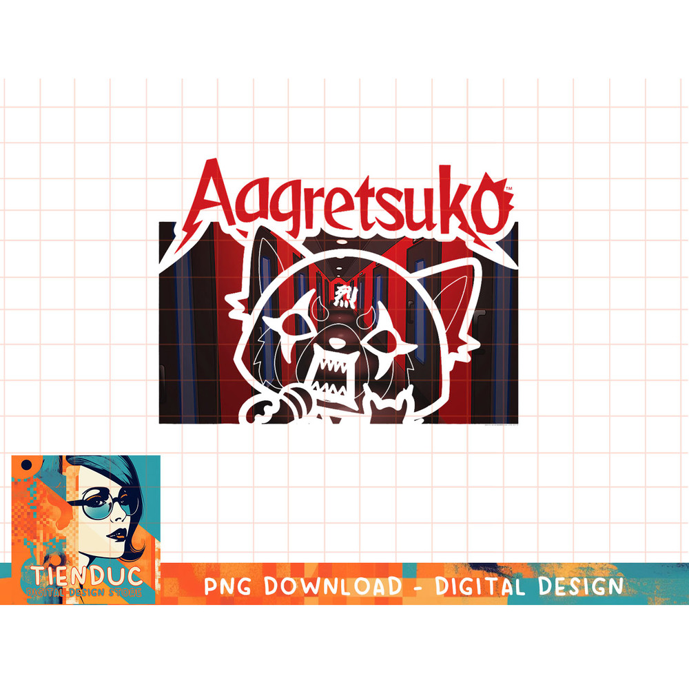 Aggrestuko Karaoke Room Rage T-Shirt copy.jpg