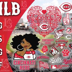 cincinnati reds bundle mlb svg , mlb svg , instant download