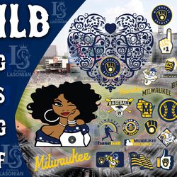 milwaukee brewers bundle mlb svg , mlb svg , instant download