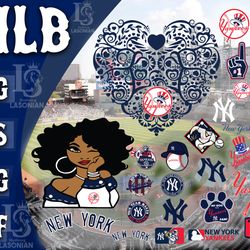 new york yankees bundle mlb svg , mlb svg , instant download