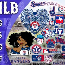 texas rangers bundle mlb svg , mlb svg , instant download