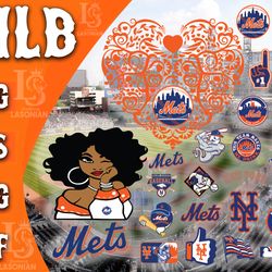 new york mets bundle mlb svg , mlb svg , instant download