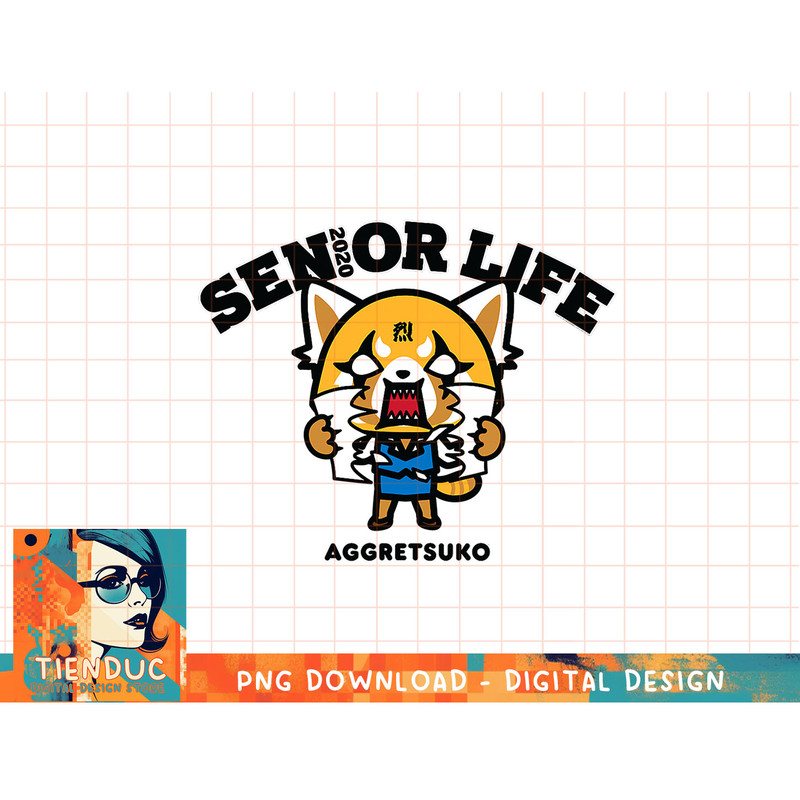 Aggretsuko Class of 2020 Senior Life Seniors School Spirit T-Shirt copy.jpg