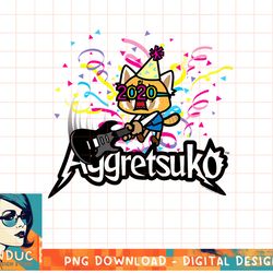 aggretsuko happy new years 2020 t-shirt copy png