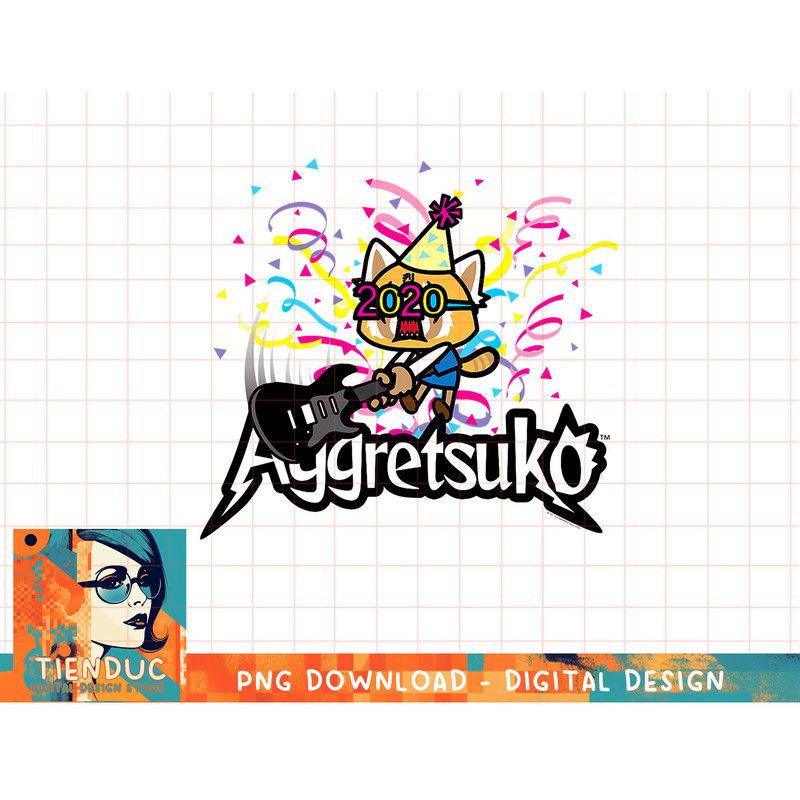 Aggretsuko Happy New Years 2020 T-Shirt copy.jpg