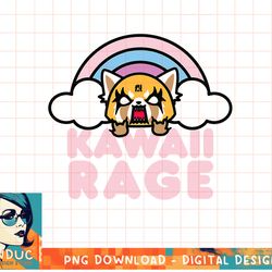 aggretsuko kawaii rage t-shirt copy png