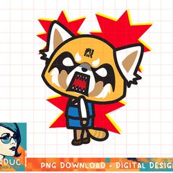 aggretsuko rage face tee shirt copy png