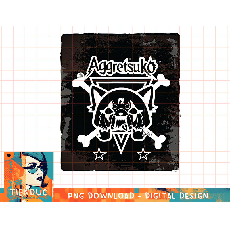 Aggretsuko RAGE Rocker Crossbones T-Shirt.pngAggretsuko RAGE Rocker Crossbones T-Shirt copy.jpg