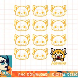 aggretsuko real t-shirt.pngaggretsuko real t-shirt copy png