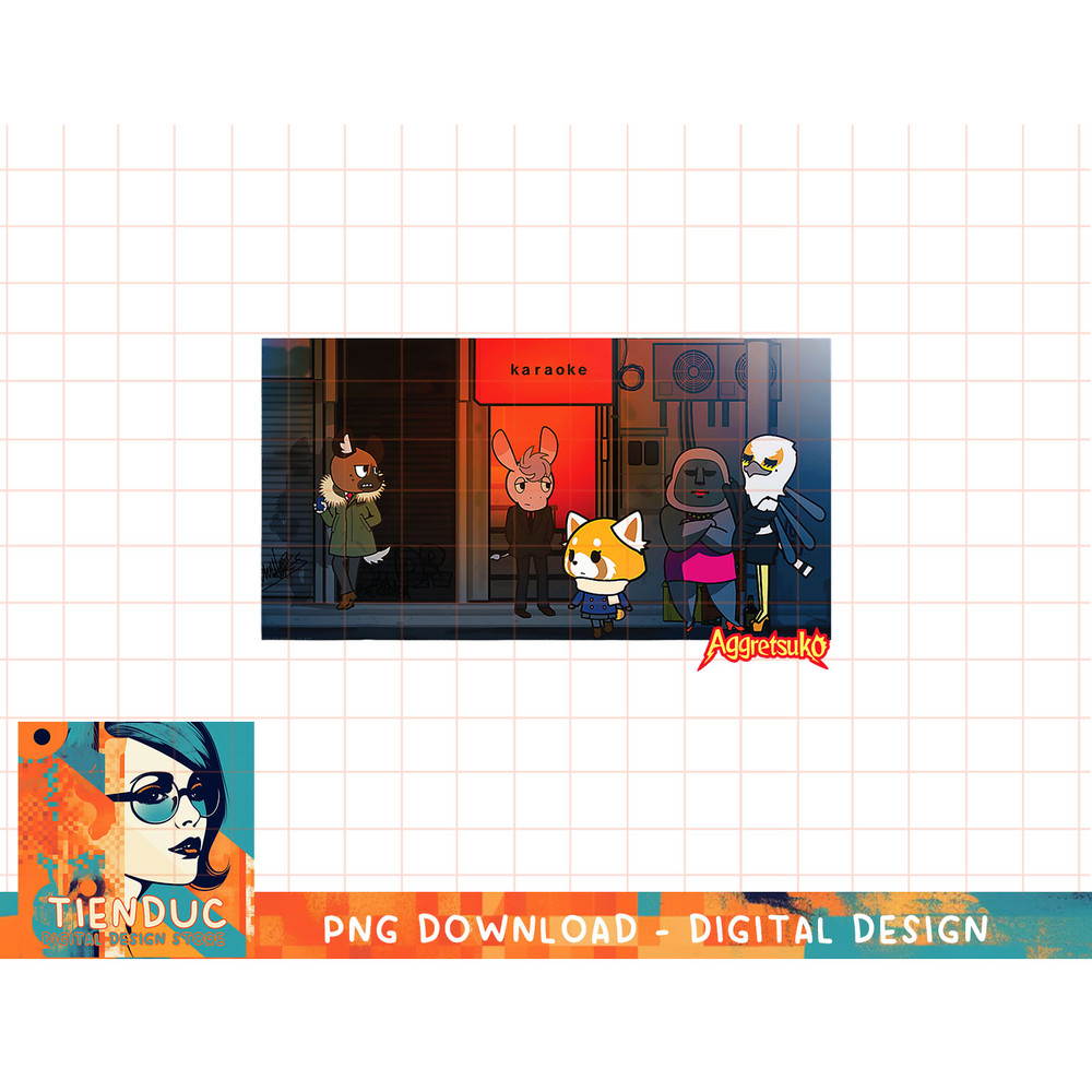 Aggretsuko Season 2 Karaoke Night T-Shirt copy.jpg