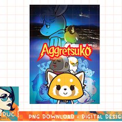 aggretsuko season 2 poster art t-shirt.pngaggretsuko season 2 poster art t-shirt copy png