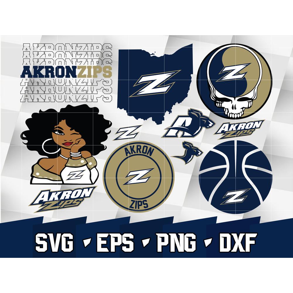 NCAA Random Vector Akron Zips.jpg